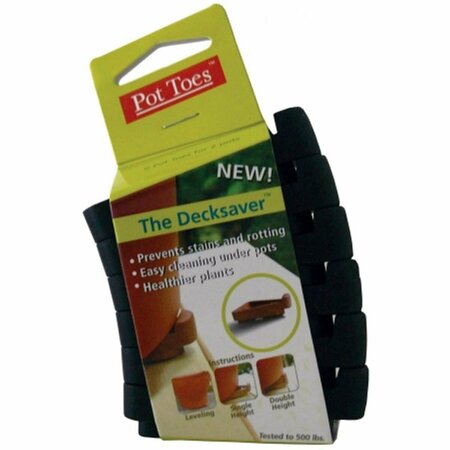 THE PLANT STAND Plantstand  6 Pack Clip Strip Black Pot Toes, 6PK PL310623